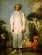 WATTEAU, Antoine Pierrot oil